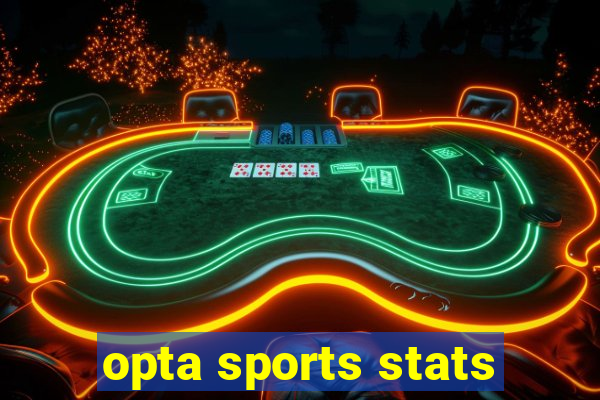 opta sports stats